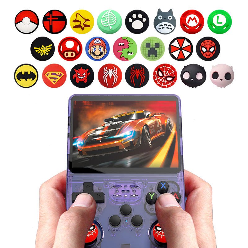 Thumb Stick Grip Cap สําหรับ R36S R36H RG35XX H RG40XX H R36 PRO K36 Retro เกมคอนโซลจอยสติ๊กซิลิโคนป