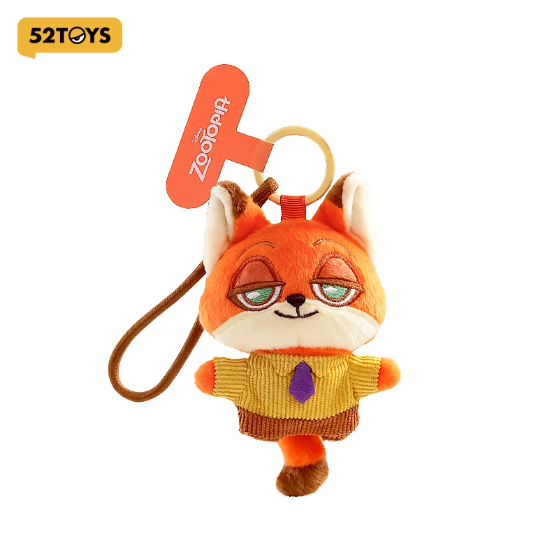 52TOYS Disney Zootopia - Cute Crew Collection Plush Phone Strap Blind Box Merch