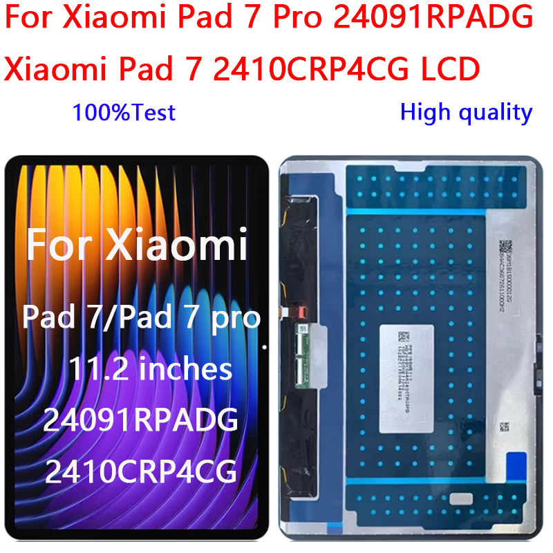 144Hz สําหรับ Xiaomi Pad 7 Pro 24091RPADG, Xiaomi Pad 7 2410CRP4CG จอแสดงผล LCD Touch Screen Digitiz