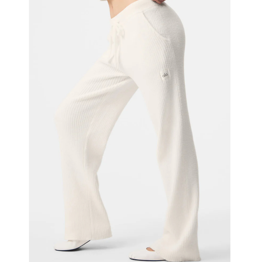 ALO 同款 - Snuggle Up Sweater High-Waist Wide Leg Pant -