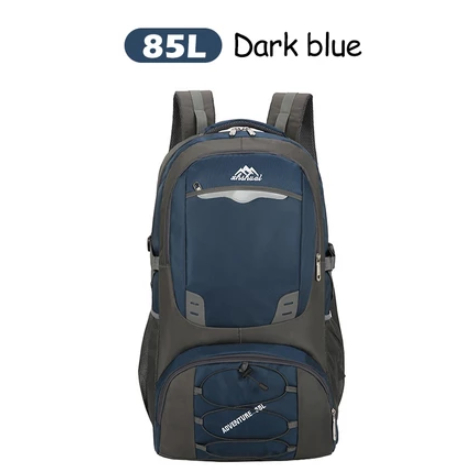 Traveler Backpack 40L / 60L / 85L กระเป๋าเป้กันน้ํากลางแจ้ง Rucksack กระเป๋ากีฬาสําหรับผู้ชาย