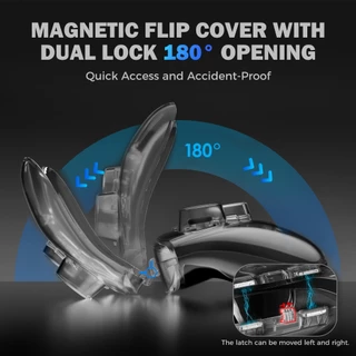 IINE Magnetic Switch 2 Pro Controller Case-/ปิดแม่เหล็ก /Latch Lock / Snug Fit สําหรับ Controller /Pressure-Resistant & Drop-Proof / พกพาสะดวก