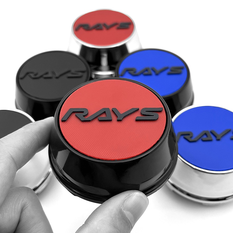 ทนทาน Solid 66 มม.ด้านนอก 61 มม.ด้านใน Rays โลโก้รถ Sport Rim Cap Rays ล้อ Center Hub Cap Cover
