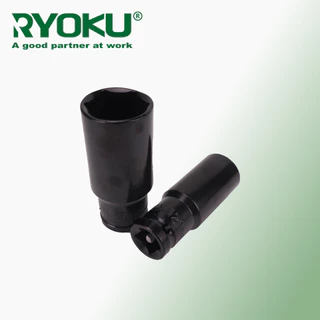 RYOKU ซ็อกเก็ตประแจผลกระทบ 15 ชิ้นชุด 1/2 ชุดเต้ารับไฟฟ้า