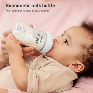 Avent Natural Glass bottle 8oz/240ml พร้อมจุกนม Teat 1m+