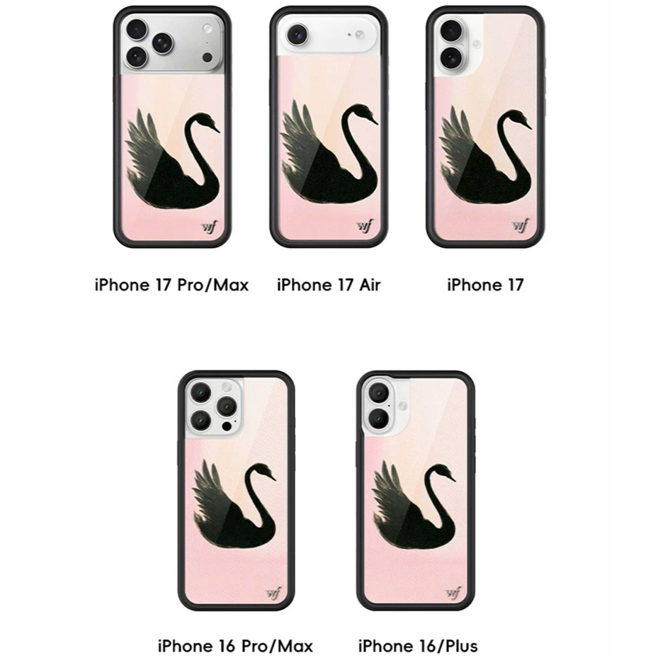 ดอกไม้ป่า Black Swan wf เคสโทรศัพท์สําหรับ iPhone 17 17Pro 16 15 14 Plus 12 13 Pro 16Pro Max อะคริลิค Hard ปลอกกันกระแทกฝาหลัง - รูปที่ 6
