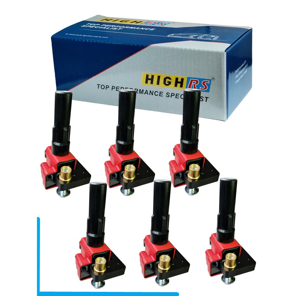 ชุด 6 ชิ้น IGNITION COIL 2006-2011 Subaru Outback 3.0 3.6 H6 B9 Tribca Legacy EZ30D EZ30R EZ36D 2243