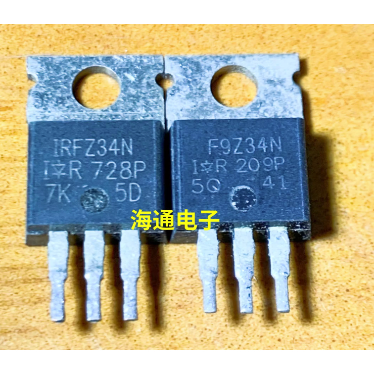 นําเข้า Dismantled IRFZ34N F9Z34N IRFZ34 IRF9Z34 เครื่องเชื่อมอินเวอร์เตอร์