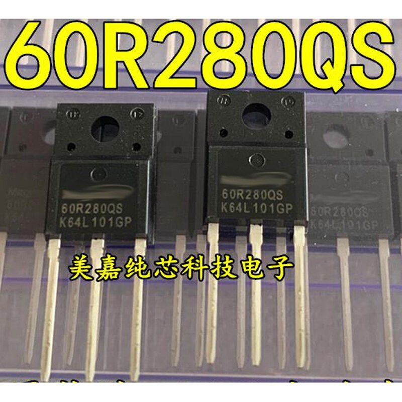 2 ชิ้น 60R280QS MMSF60R280QTH TO-220SF 13.8A/650V N-Channel MOSFET ทรานซิสเตอร์ใหม่เดิม
