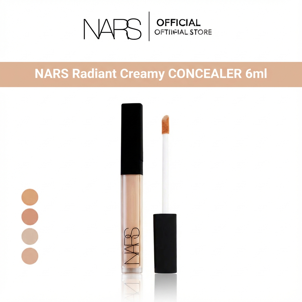 ของแท้ 100% NARS Radiant Creamy CONCEALER 6ml คอนซีลเลอร์ Vanilla/Honey/Custard/Chantilly NARS CONCE