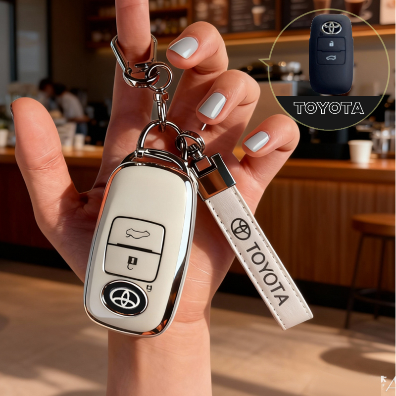 สําหรับ Toyota Vios 2023 Yaris Ativ Avanza Veloz Raize Toyota Key Cover Toyota พวงกุญแจ Keyless รถอุ