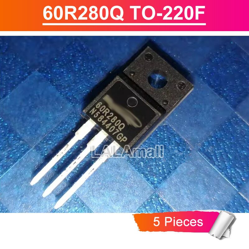 5pcs 60R280Q MMF60R280QTH TO-220F 13.8A/650V N-Channel MOSFET ทรานซิสเตอร์ใหม่เดิม