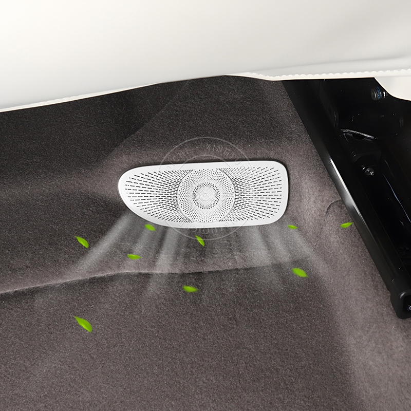 เหมาะสำหรับ 2025 Zeekr 7x รถที่นั่งด้านล่าง Air Outlet COVER สแตนเลส Anti-clogging COVER การปรับเปลี่ยนภายในอุปกรณ์เสริม ราคา ถูกที่สุด ดีลบีเคเค แกลเลอรีภาพที่ 2