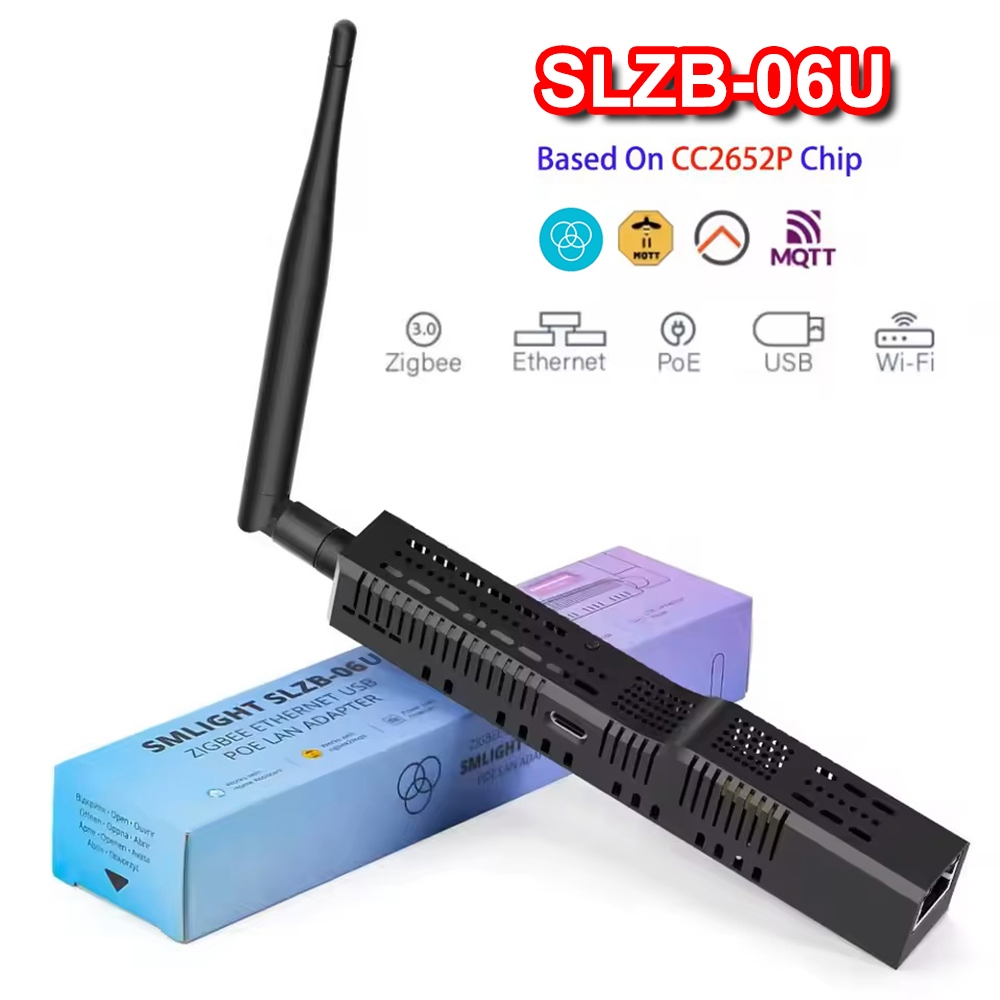 SMLIGHT SLZB-06U/M/P7/P10 Zigbee 3.0 ถึง Ethernet USB WiFi Gateway Coordinator พร้อม PoE ทํางานร่วมก