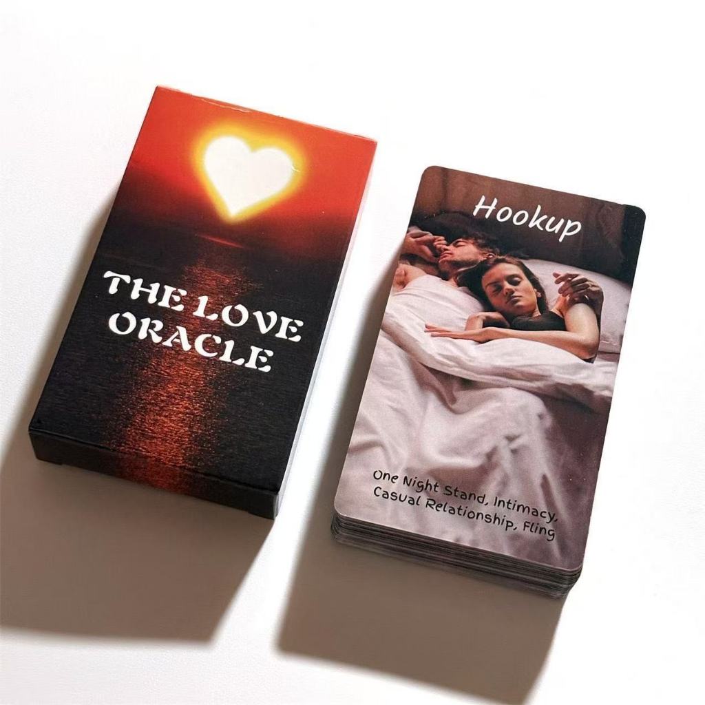 Love Oracle Card Lifetime Love Oracle Card 10.3 * 6 ซม.เกมกระดานภาษาอังกฤษ The Love Oracle การ์ดเกม