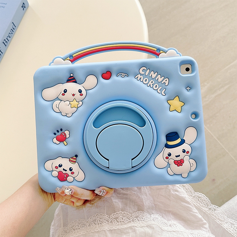 น่ารักการ์ตูน 3D Cinnamoroll สําหรับ Infinix Xpad 11 11.0 นิ้ว 2024 X1101 คุณภาพสูงซิลิโคนอ่อนนุ่ม 3