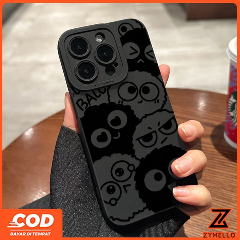 เคสสําหรับRealme Note 60 Note 70 Realme C61 Realme C63 C53 C71 C75 สไตล์การ์ตูน มีสไตล์ มีซับใน รูปถ่านหิน เคสโทรศัพท์TPUกันกระแทก