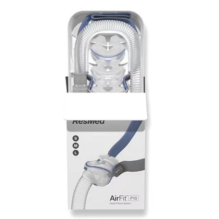 Resmed P10 / หน้ากาก รุ่น Airfit P10 แบบ Nasal Pillows system (Adjustable headgear) ปรับสายได้ ไซส์ S,M,L included