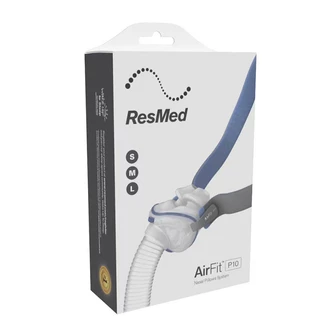 Resmed P10 / หน้ากาก รุ่น Airfit P10 แบบ Nasal Pillows system (Adjustable headgear) ปรับสายได้ ไซส์ S,M,L included