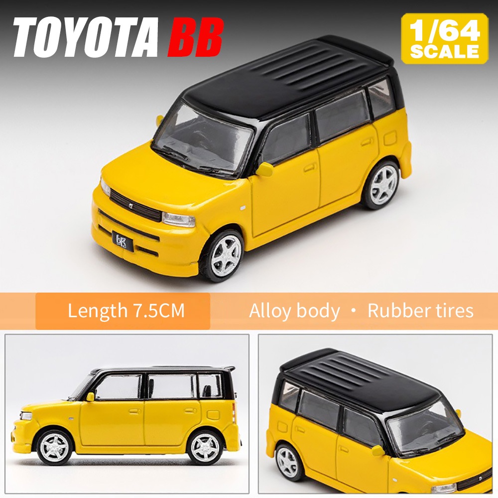 KLT 1:64 Toyota bB รถรุ่นของเล่นสําหรับของขวัญวันเกิดของเล่นเด็กคอลเลกชันรถ