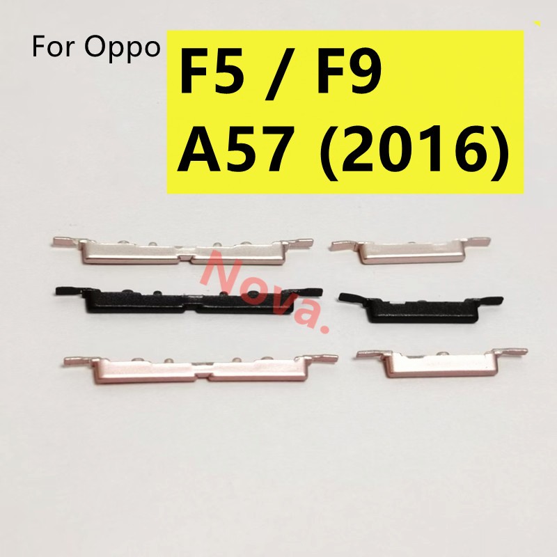 สําหรับ Oppo F9 F5 เปิดปุ่มสวิทช์ระดับเสียงส่วนโทรศัพท์มือถือ