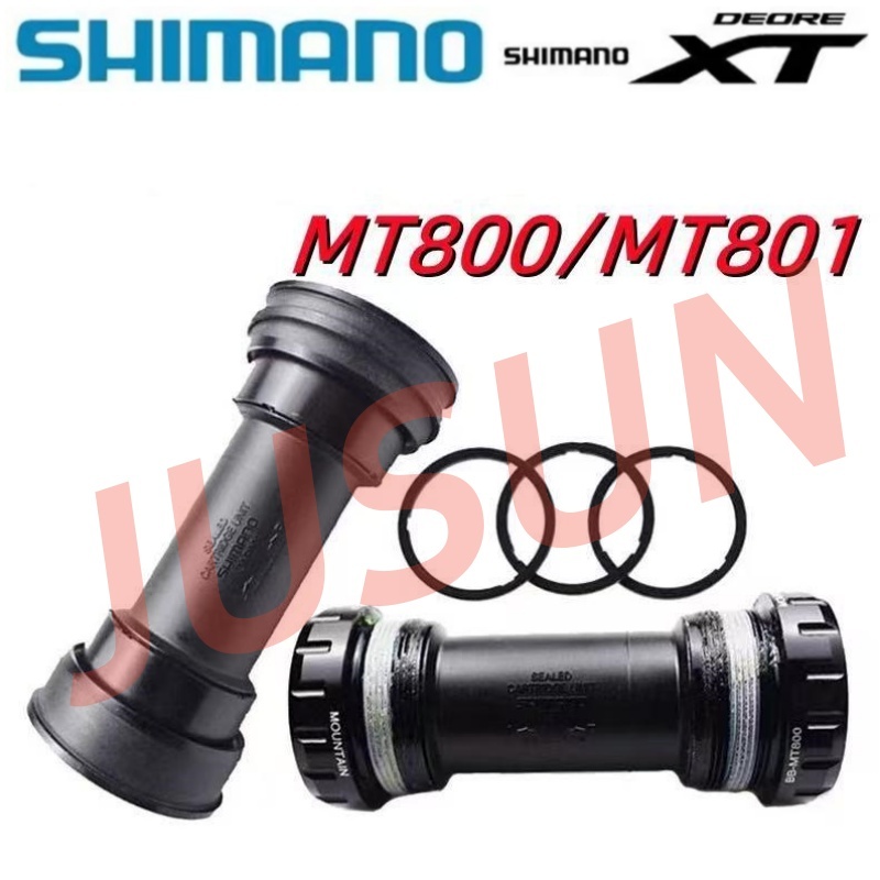 SHIMANO DEORE XT SLX Saint SM BB MT800 MT801 Hollowtech II สำหรับจักรยานเสือภูเขา ขนาด 68/73 มม.