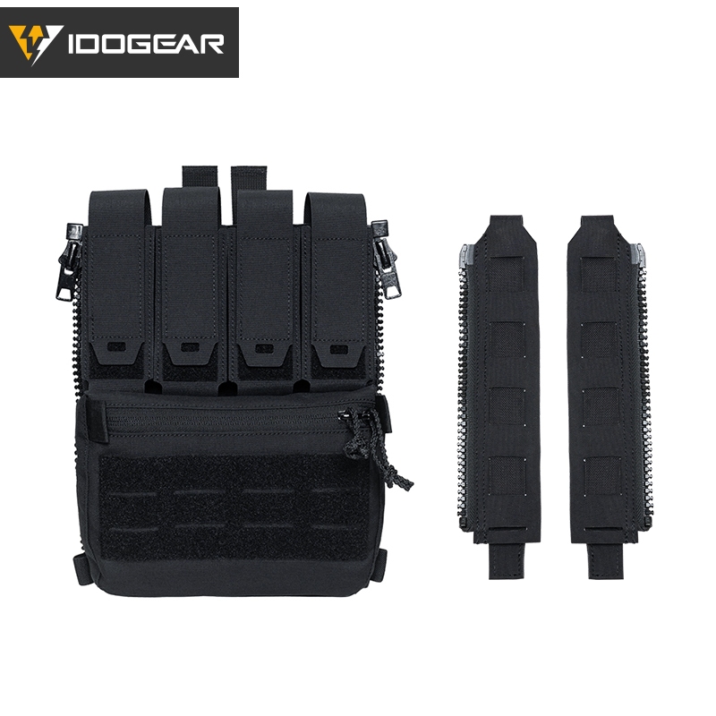 กระเป๋าแผงด้านหลังแบบยุทธศาสตร์ IDOGEAR พร้อมอะแดปเตอร์ซิปสำหรับ V5 FCSK3.0 JPC 35141