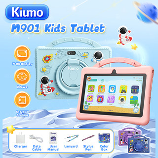 Kiumo M901 Tablet for Kids Android 13 Tablet 7inch IPS Screen 128GB Study Tablet