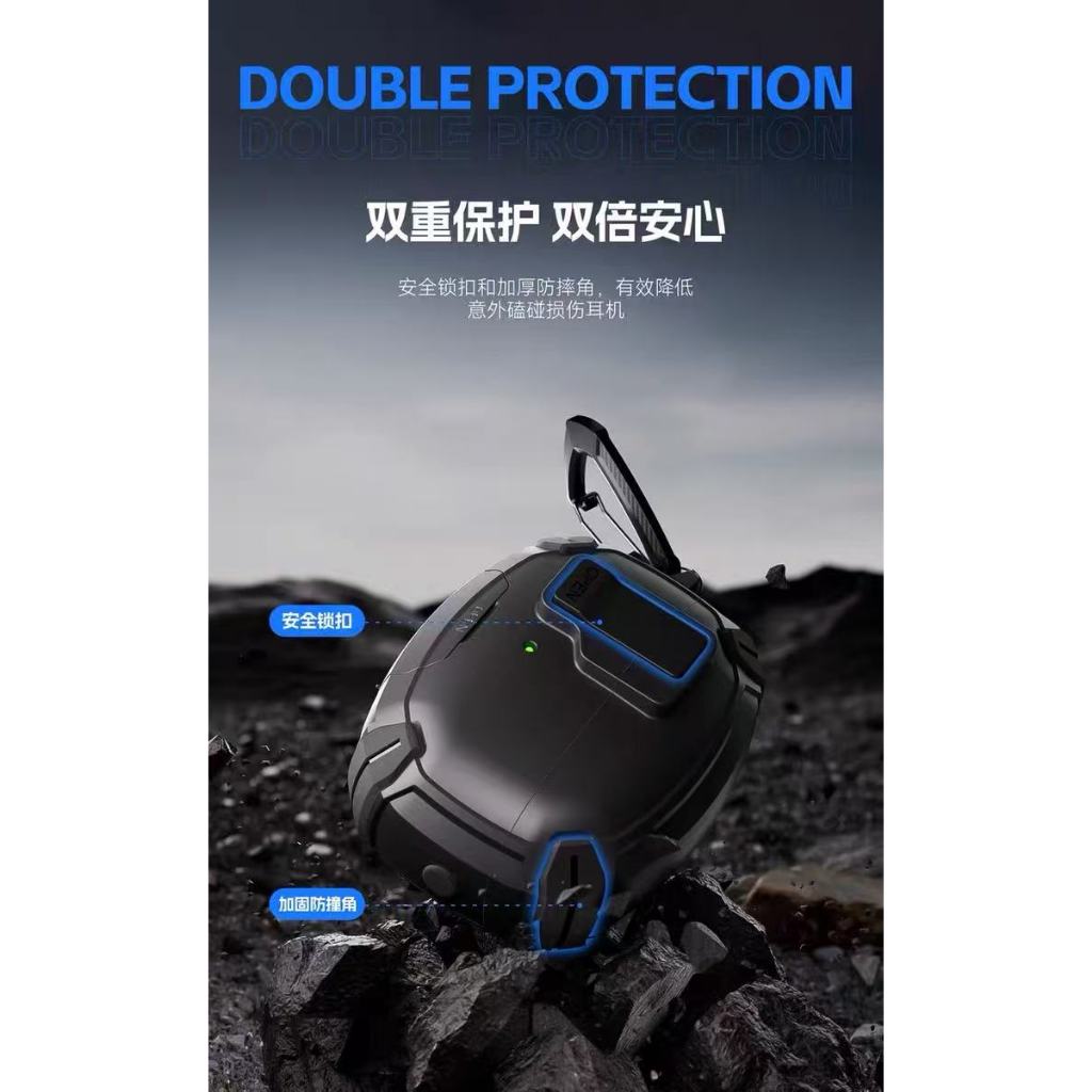 เคสสําหรับ Huawei FreeBuds 6i พร้อมขาตั้งโทรศัพท์และล็อค Pop Up พร้อมตะขอ - รูปที่ 4