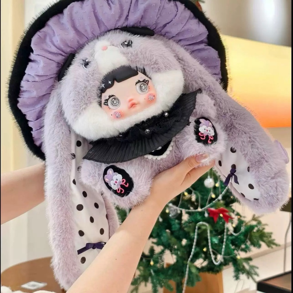 ของแท้ Nommi ข้าวเหนียว-เห็ดหมวก 400% V2 Series ตุ๊กตา Mystery กล่องรูปสาวน่ารักของขวัญวันหยุด