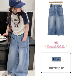 SweetKids พร้อมส่งจากกทม🌸กางเกงยีนส์เด็กผู้หญิง🍓กางเกงขายาวเ…