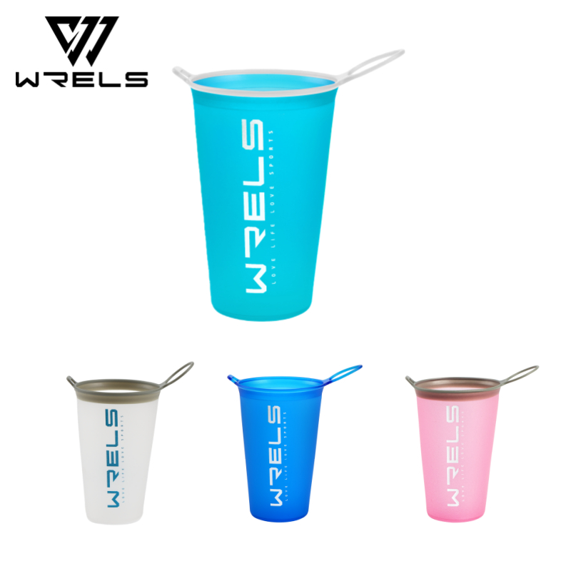 WELS 200ml ถ้วยน้ํานุ่มพับ TPU กระติกน้ํานุ่มถุงน้ําถ้วยเดินป่าและตั้งแคมป์ SH08
