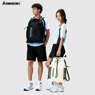 KAWASAKI กระเป๋าเป้สะพายหลังแบดมินตันคาวาซากิ Drawstring bag K1G07-C8268 Training Grade Bundle Pocket ความจุขนาดใหญ่กระเป๋าเป้สะพายหลังอเนกประสงค์