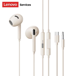Lenovo YF02 หูฟังแบบมีสายและหูฟังกึ่งอินเอียร์พร้อมไดรเวอร์เบส 13 มม. และไมโครโฟน HD พร้อมสายเคเบิลฟรี Tangled