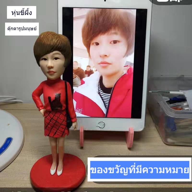 หยิกคนจริงขี้ผึ้งรูปปั้นภาพที่กําหนดเองจริงตุ๊กตาตุ๊กตาทําเองมือทําประติมากรรมขี้ผึ้งรูปปั้นโคลนผู้ชายนุ่มเครื่องปั้นดินเผาตุ๊กตาที่กําหนดเอง-ทํา ของขวัญของขวัญงานแต่ง