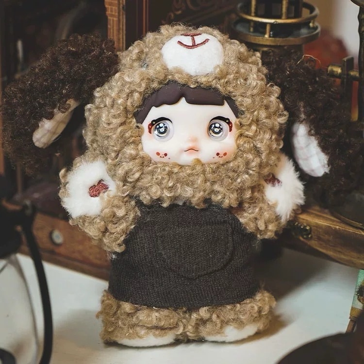 ของแท้ข้าวเหนียว Nommi Puppy Diary Series V5 Fifth Generation Plush Mystery กล่องรูปกระเป๋าจี้สาวของ