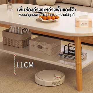 Nova โต๊ะกลางโซฟา 2ชั้น โต๊ะกาแฟ โต๊ะห้องรับแขก ผลิตจากไม้เเท้ เเข็งเเรงทนทาน ญี่ปุ่น ข้างโซฟา