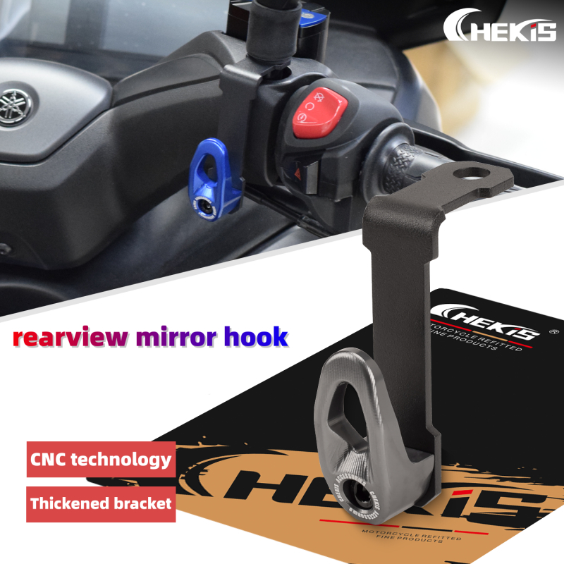 Chekis สําหรับ YAMAHA XMAX300 V3 V2 V1 XMAX250 ดัดแปลงกระจกมองหลังตะขอกระเป๋าเดินทางซื้อกลับบ้านและผู้ถือเครื่องดื่มอุปกรณ์ตกแต่ง XMAX 300 250 2025 2026