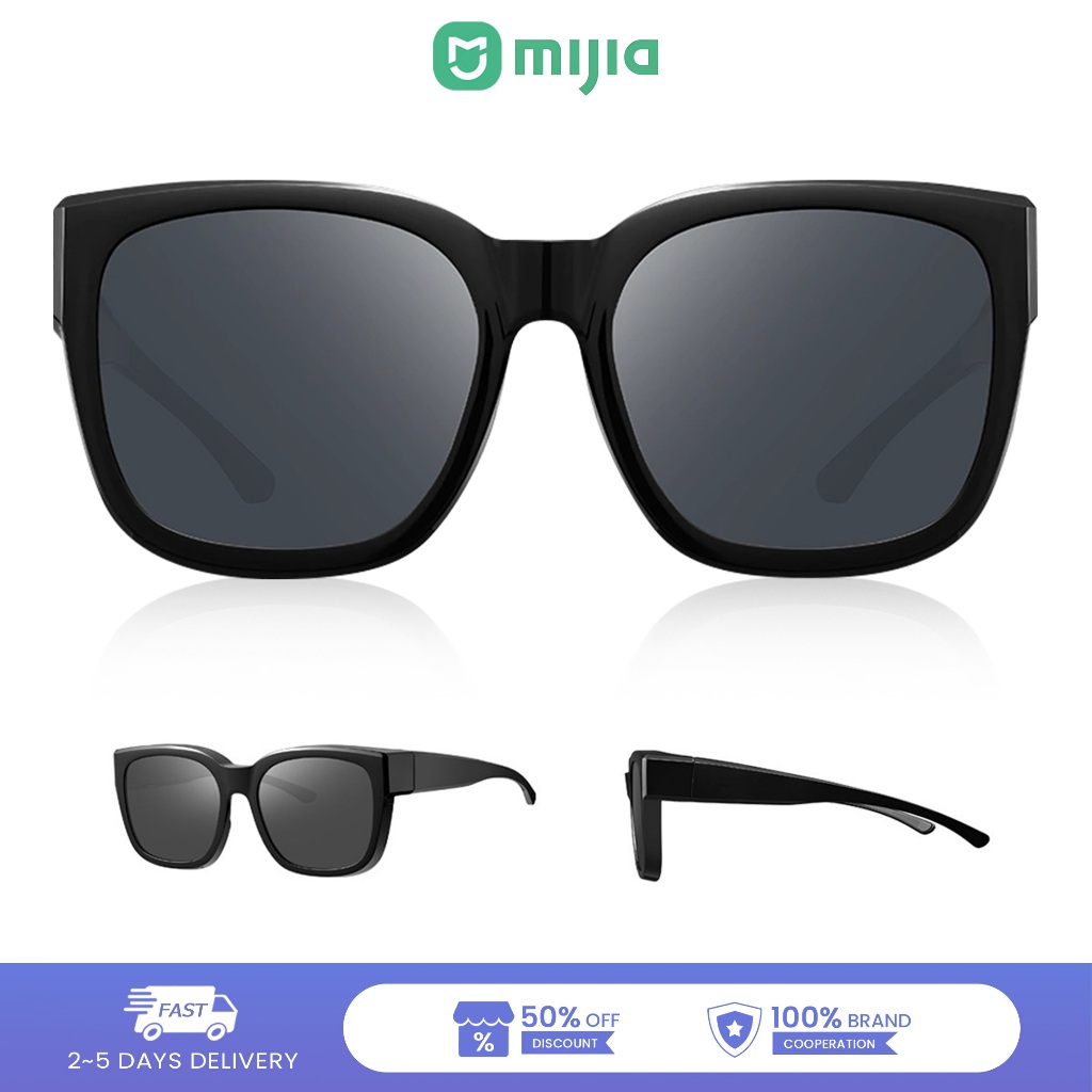 แว่นกันแดดโพลาไรซ์ Mijia สําหรับสายตาสั้นส่วนบุคคล 100% UV400 ป้องกันแสงแดดการออกแบบ Unisex