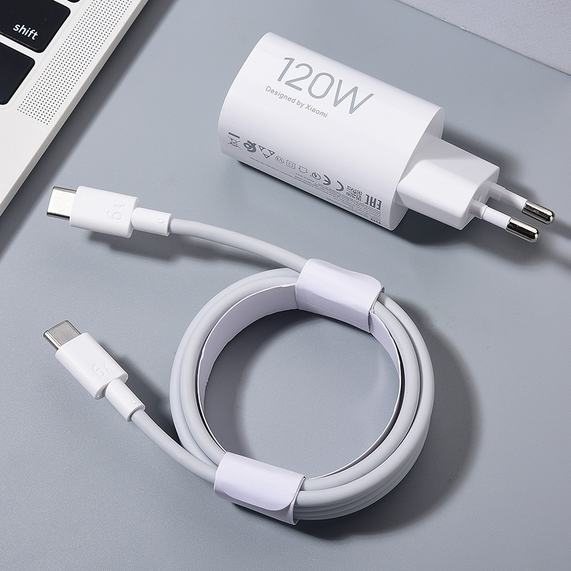 Xiaomi 120W Charger Turbo EU Hypercharge GaN อะแดปเตอร์สําหรับ Mi 14 15 13T 12 Pro/Ultra Poco X7 1/1.5/2 M สาย
