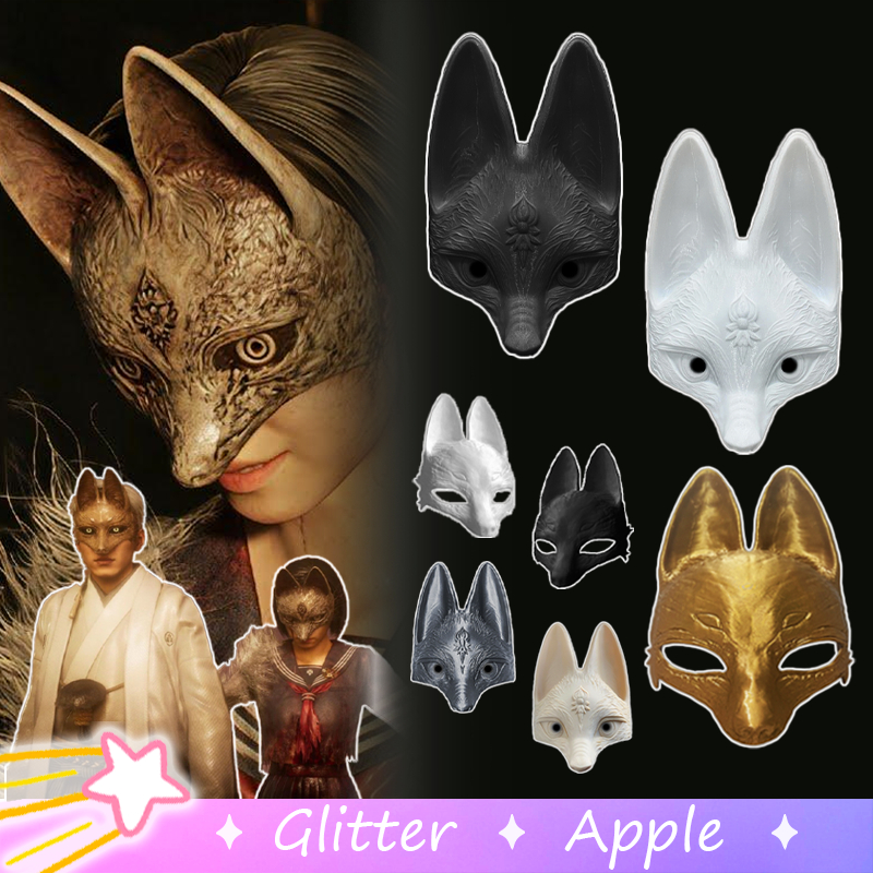 Silent Hill F สีดําสีขาวหน้ากาก Hinako คอสเพลย์แบบดั้งเดิมญี่ปุ่น Matsuri ที่สมจริง 3D เกมตัวละครเคร