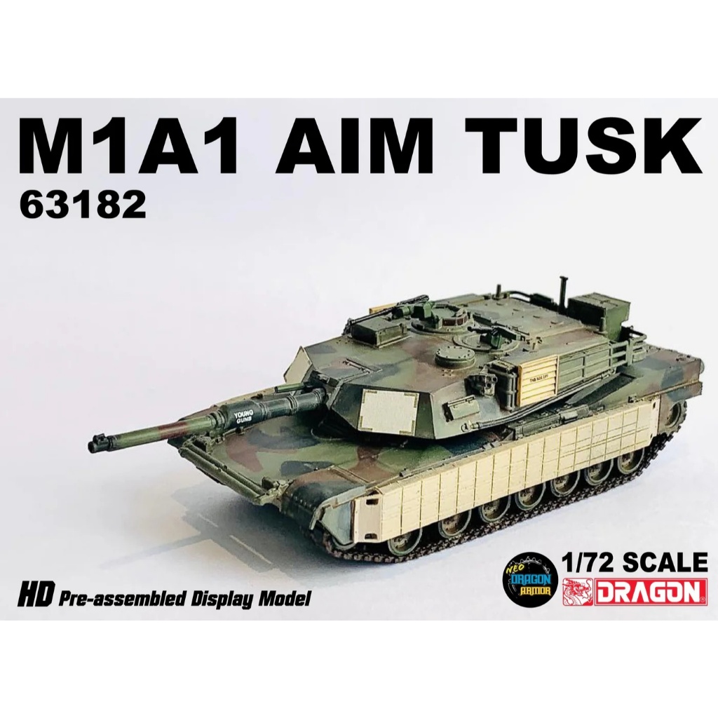 Neo Dragon Armor 63182 - 1/72 M1A1 AIM TUSK 8th Tank Battalion II MEB, USMC, Iraq 2003