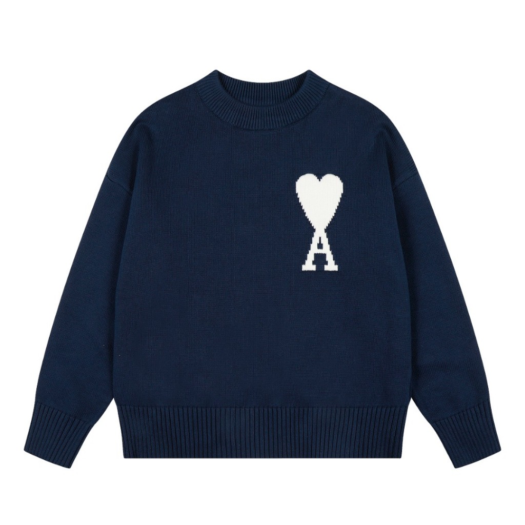 เสื้อถักระบายสไตล์ใหม่แขนยาวคอกลม สำหรับลุคสตรีท chic