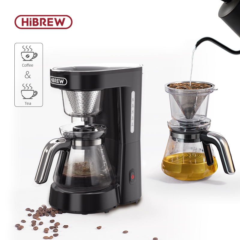 HiBREW H12 เครื่องชงกาแฟ American Drip เครื่องชงกาแฟ Pour Over อัตโนมัติมัลติฟังก์ชั่นใช้ในครัวเรือน