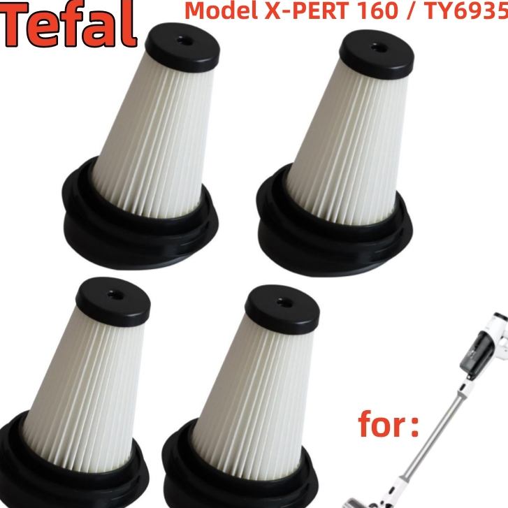 TEFAL รุ่น X-PERT 160 / TY6935 เครื่องดูดฝุ่นมือถือ HEPA Washable Filters อุปกรณ์เสริม