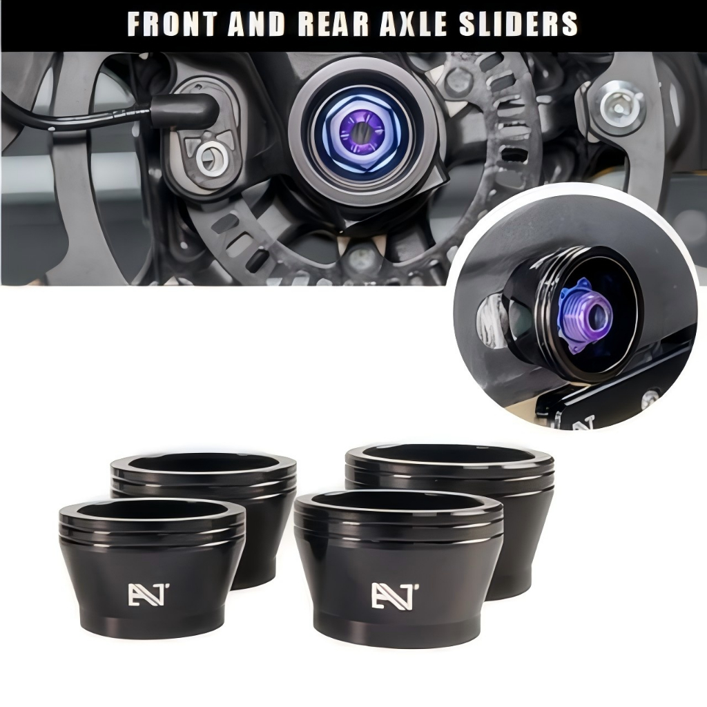 รถจักรยานยนต์ด้านหน้าและด้านหลังเพลา Sliders Anti Fall ถ้วยสําหรับ Yamaha YZF-R3 2019-2025 YZF-R25 2