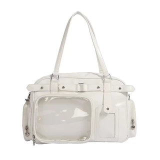[พร้อมที่จะจัดส่ง] Se.W Itabag Women Bagกระเป๋าสตรีกระเป๋าไหล่ขนาดใหญ่ PU กันน้ำสำหรับคอนเซอร์ตการเดินทาง