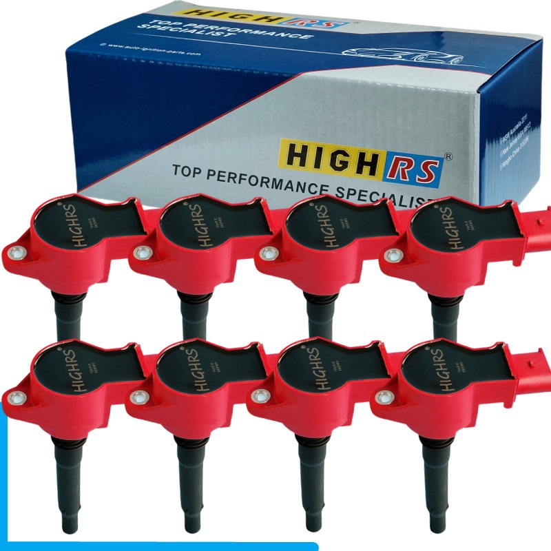 8PCS Performance คอยล์จุดระเบิด Mercedes Benz C63 CL63 CLK63 E63 ML63 CLS63 R63 S63 SLS AMG 6.3L V8 