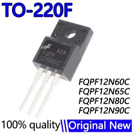 5PCS FQPF12N60C FQPF12N60 TO-220F FQPF12N65C FQPF12N65 12N65PF12N80C FQPF12N80 12N80FQPF12N80 12N80F