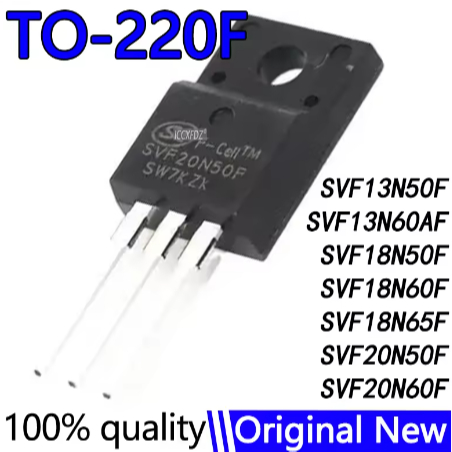 2PCS SVF13N50F SVF13N60AF TO-220F SVF18N50F SVF18N60F SVF18N65F SVF20N50F SVF20N60F ในสต็อก